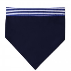 Pooky Pets - Reversible Bandana - Nautical Stripe Navy and White