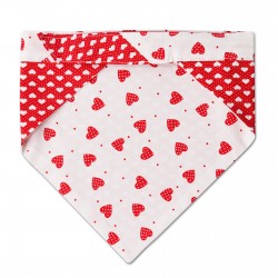 Pooky Pets - Reversible Bandana - Valentine's Love Hearts